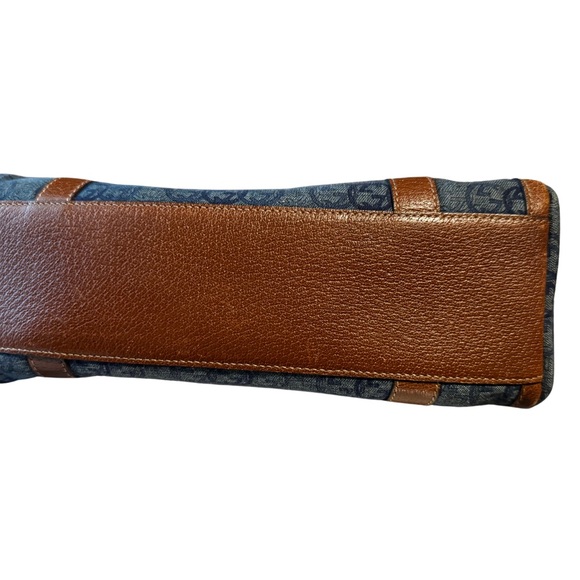 Vintage Gucci GG pattern Abby Boston Bag Denim*Awesome design! Snag HER! - Picture 14 of 15
